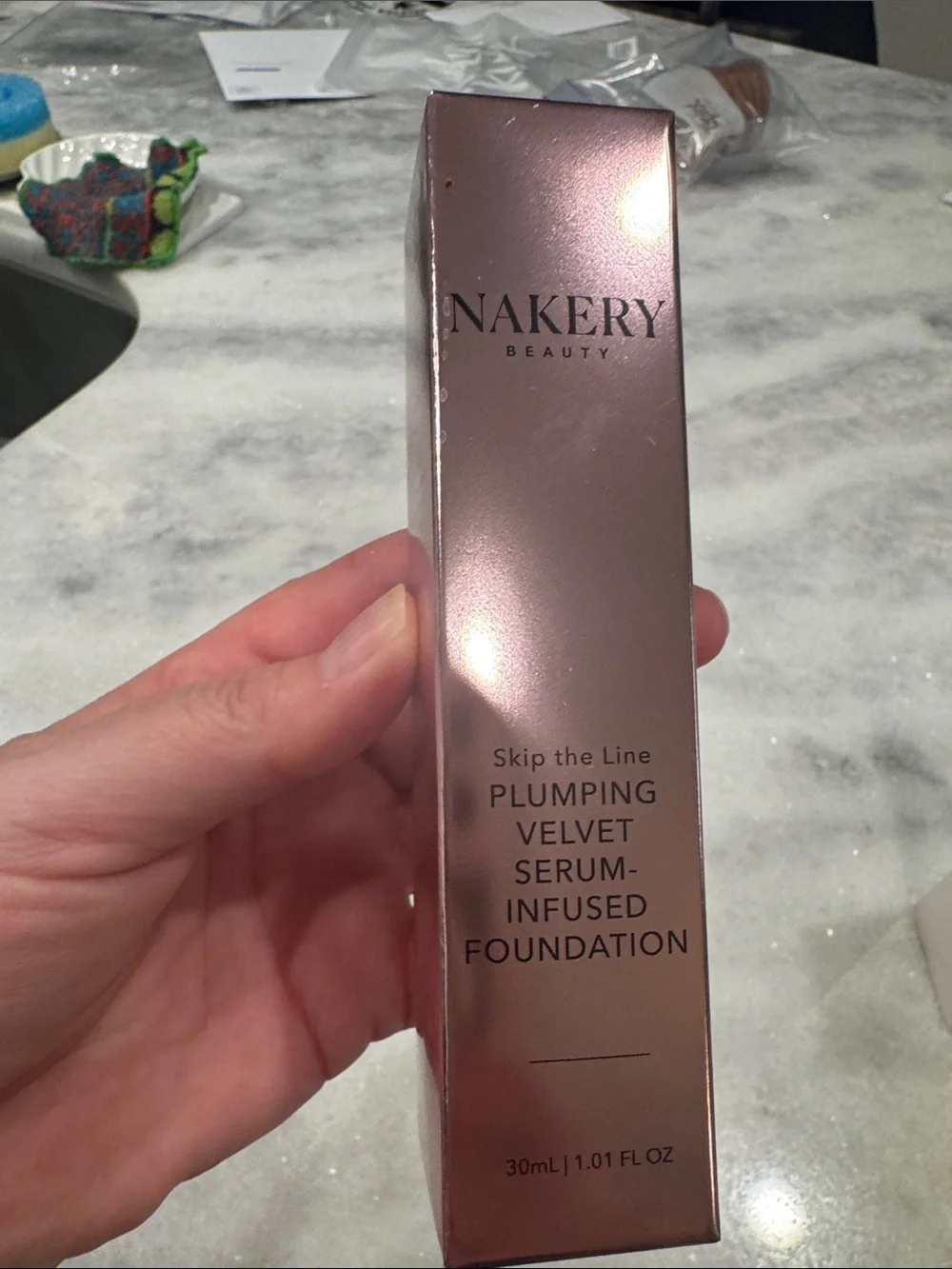 Nakery Beauty Plumping Velvet Serum-Infused Foundation — Medium NWT